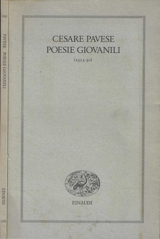 Poesie giovanili (1923-30)-Cesare Pavese