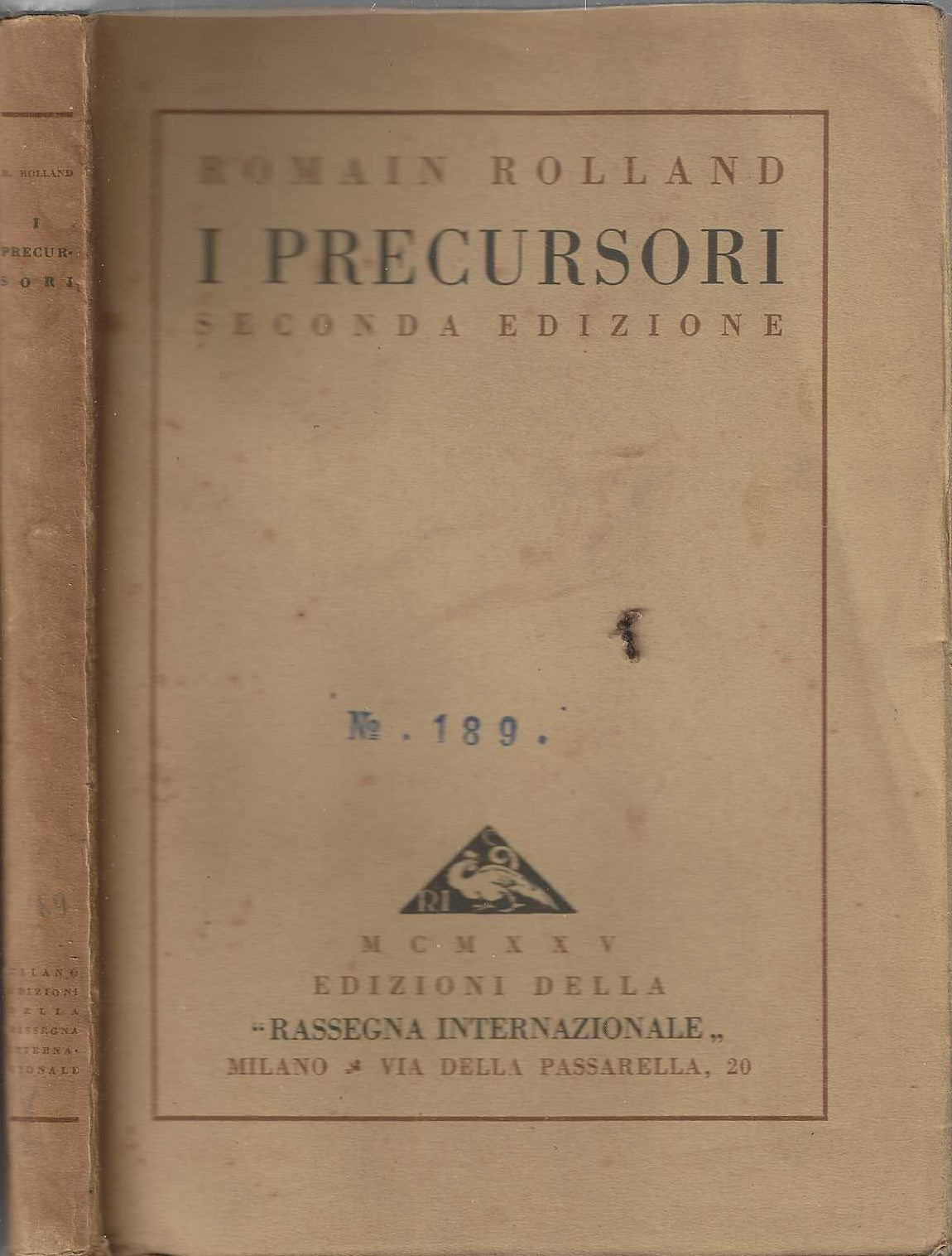 I Precursori di Romain Rolland (Autore)