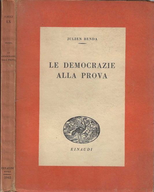 Le democrazie alla prova - di Julien Benda - IOLIBROCARMINE