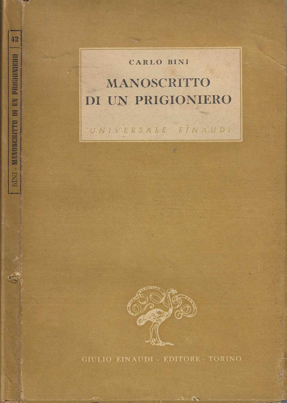 Manoscritto di un prigioniero - Carlo Bini