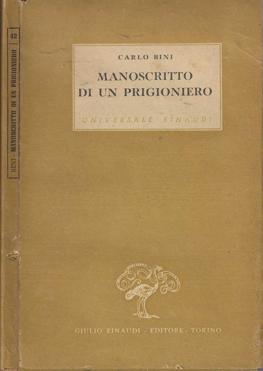 Manoscritto di un prigioniero - Carlo Bini