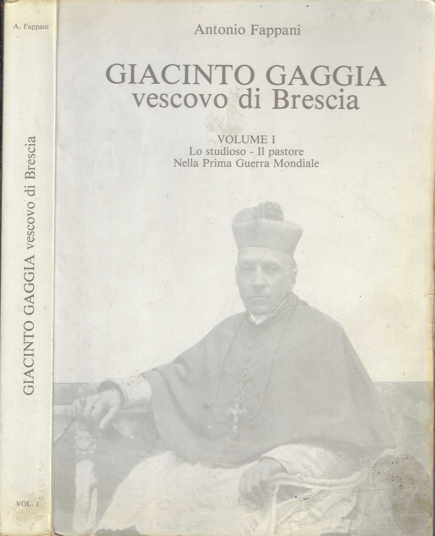 Giacinto Gaggia Vescovo di Brescia Vol. 1 Lo studioso il pastore nella Prima Guerra Mondiale