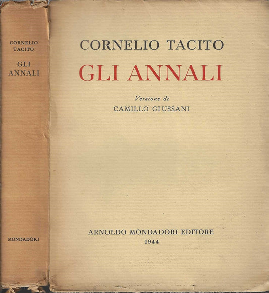 Tacito Cornelio - Gli annali