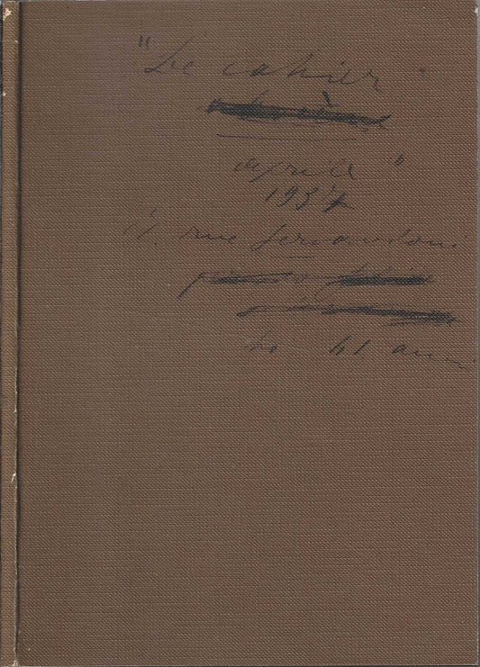 Le "cahier", aprile 1937 De Pisis - IOLIBROCARMINE