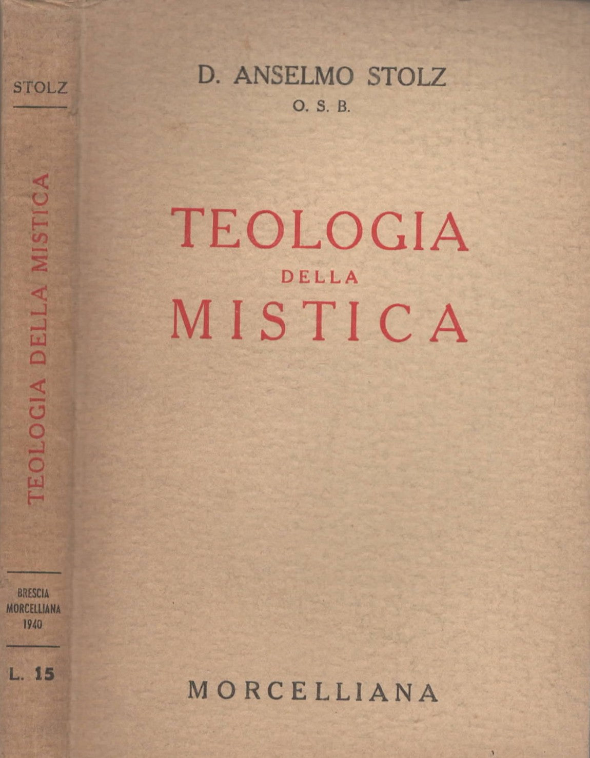 Teologia della mistica di D. Anselmo Stolz