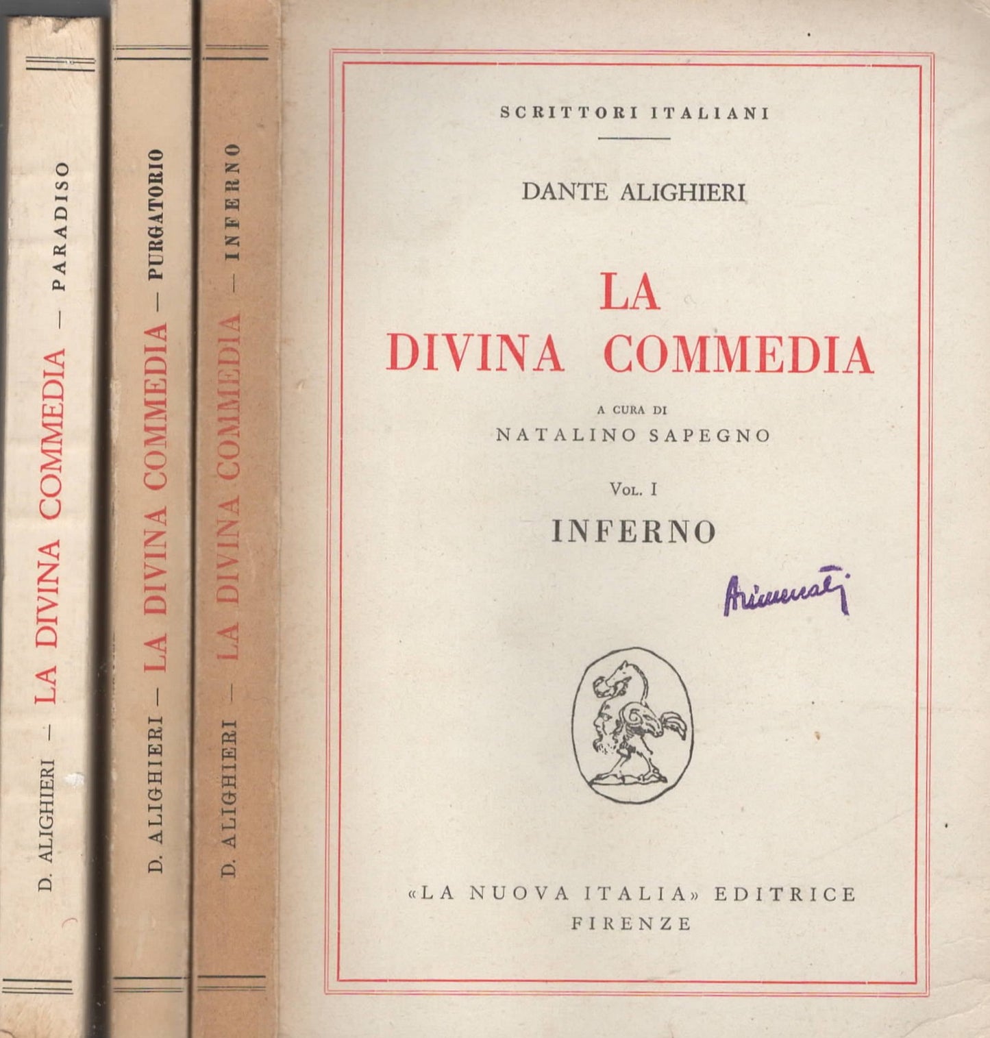 La Divina Commedia Inferno, Purgatorio, Paradiso