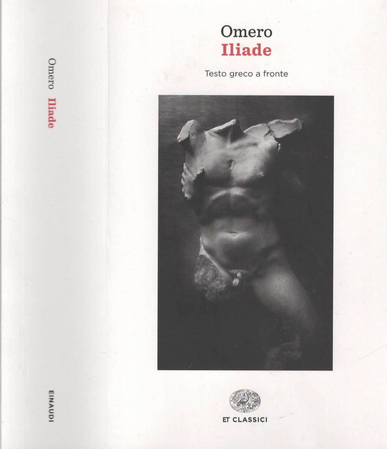 Iliade. Testo greco a fronte di Omero
