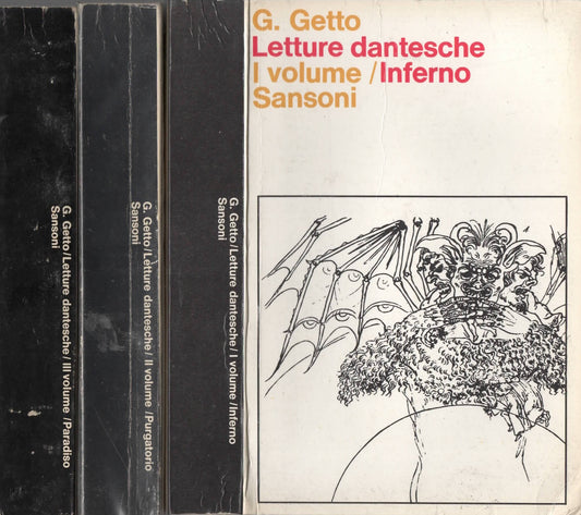 Letture Dantesche 3 volumi di G. Getto