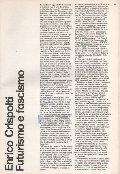 Fuoricampo 1. Mensile d'arte e spettacolo - Maggio 1973