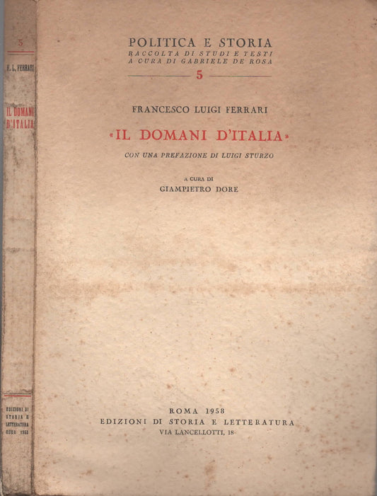 «Il Domani d'Italia» di Francesco Luigi Ferrari