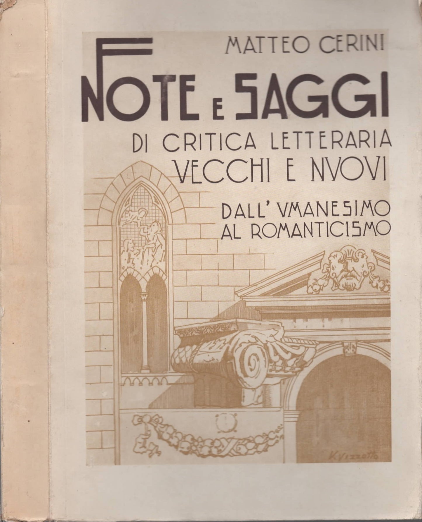 Note e Saggi di Critica Letteraria Vecchi e Nuovi - M. Cerini