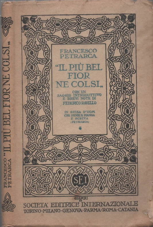 Il piu' bel fior ne colsi di Francesco Petrarca