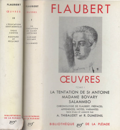 Flaubert Oeuvres - Bibliothque De La Pleiade 1952