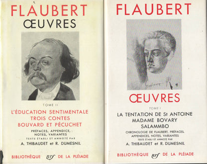 Flaubert Oeuvres - Bibliothque De La Pleiade 1952