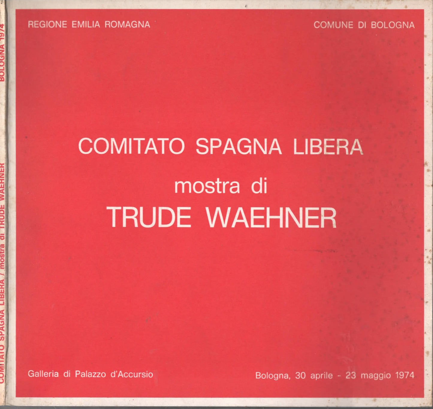 Mostra Di Trude Waehner Del Comitato Spagna Libera