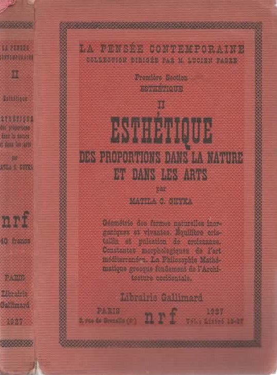Esthétique des proportions dans la nature et dans les arts.