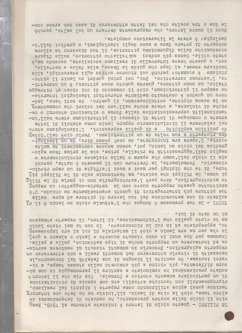 1971-1972 Autobiografia Fernando De Filippi - Galleria Arte Borgogna