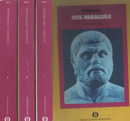 Vite parallele di Plutarco 3 volumi