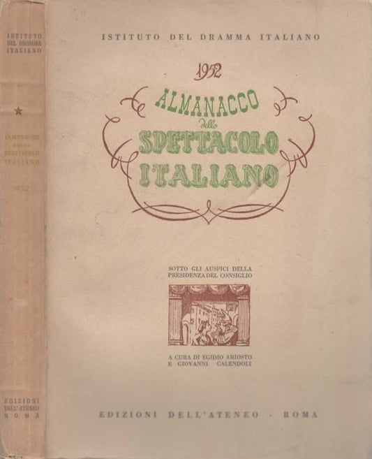 Almanacco dello spettacolo Italiano  1952