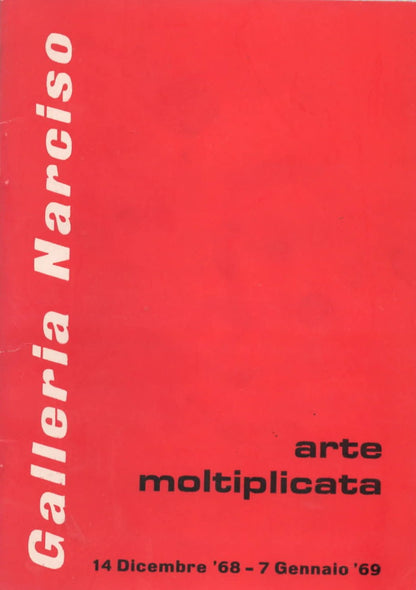 lotto 2 brochure "Arte moltiplicata" con manifesto