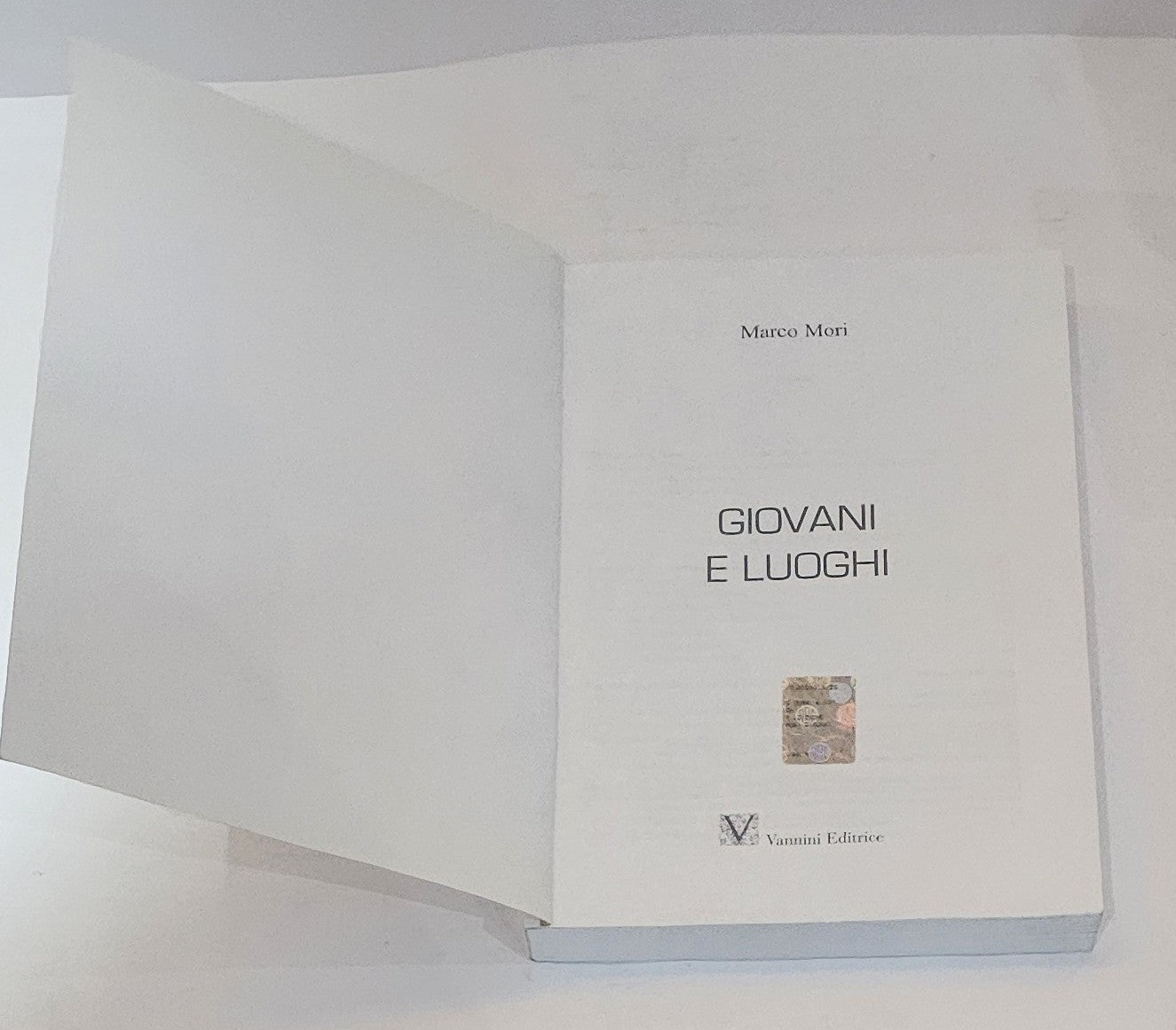 Giovani e luoghi di Mori Marco - IOLIBROCARMINE