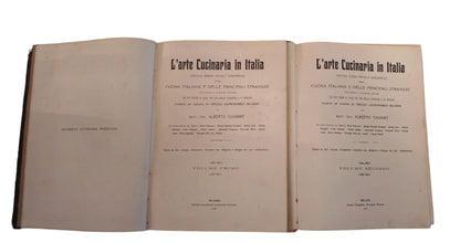 L'arte Cucinaria in Italia. Trattato teorico pratico e dimostrativo della cucina italiana 2 vol