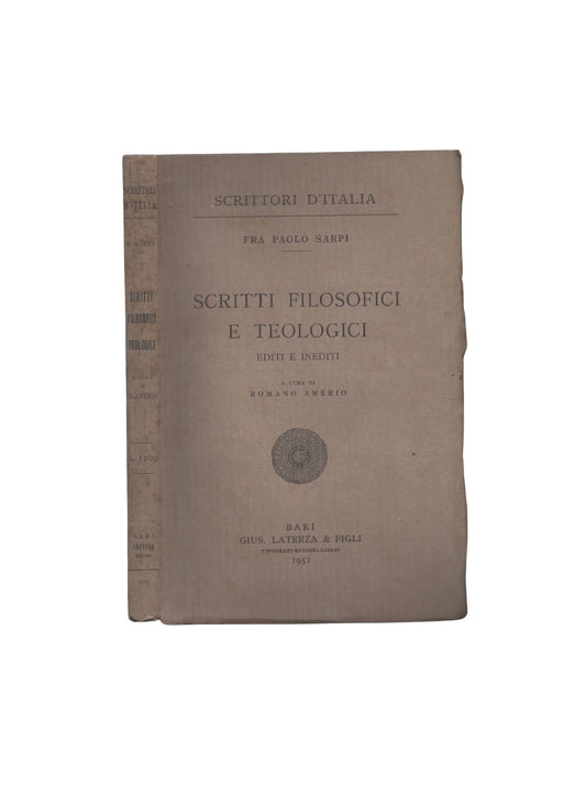 Scritti filosofici e teologici editi e inediti. A cura di Romano Amerio