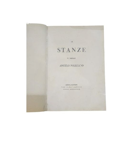 Le stanze di messer Angelo Poliziano