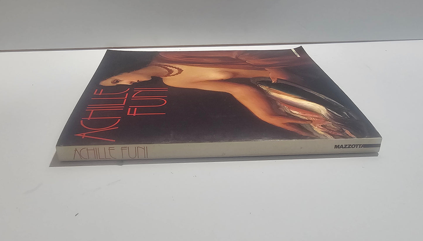 Interno catalogo Achille Funi immagini e testi arte italiana dorso