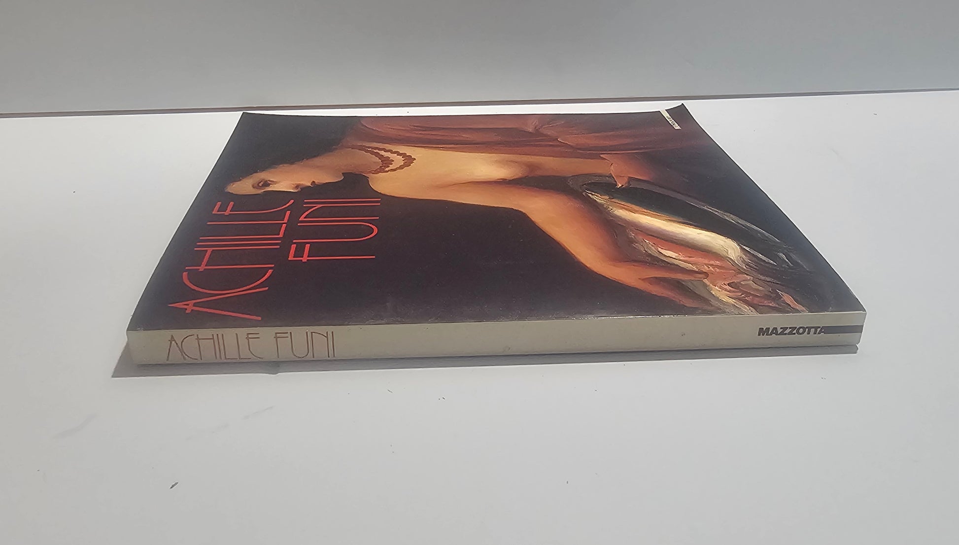 Interno catalogo Achille Funi immagini e testi arte italiana dorso