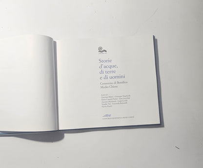 Frontespizio del libro sul Consorzio di Bonifica Medio Chiese io libro carmine