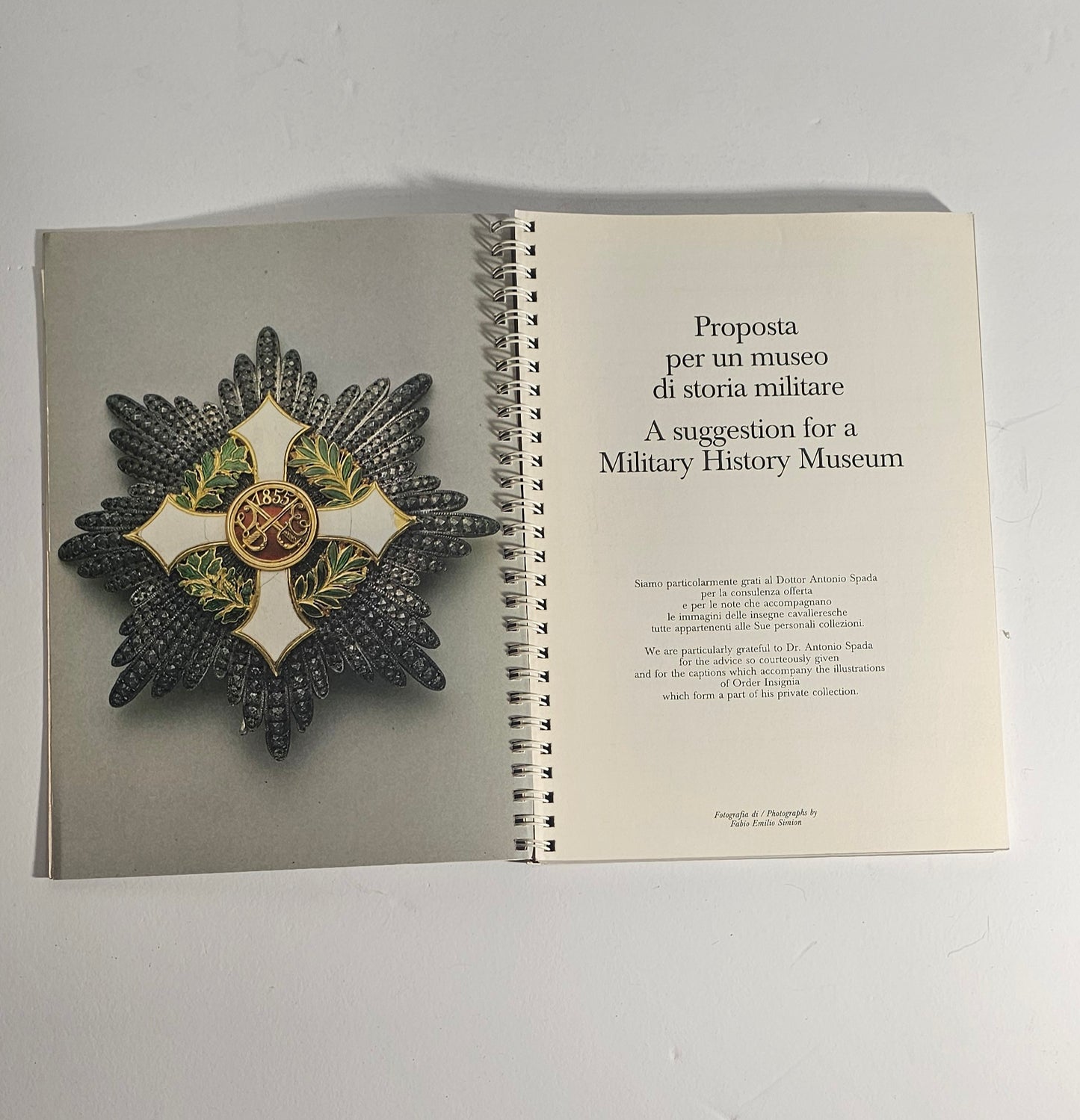 Pagina interna ordini cavallereschi agenda Beretta
