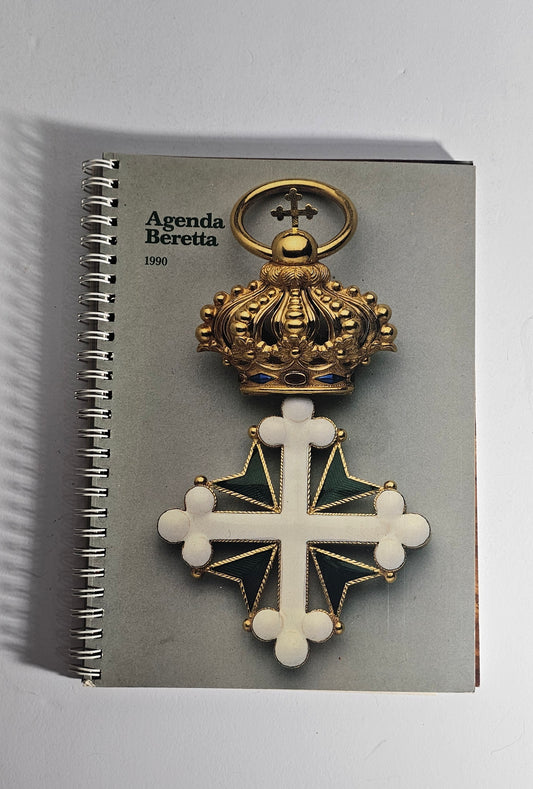 Agenda Beretta 1990 illustrata militaria io libro carmine
