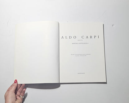 Frontespizio Aldo Carpi mostra antologica Milano iolibrocarmine