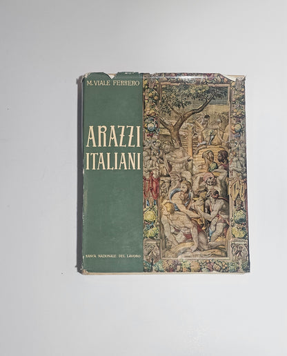 Copertina libro Arazzi italiani M Viale Ferrero