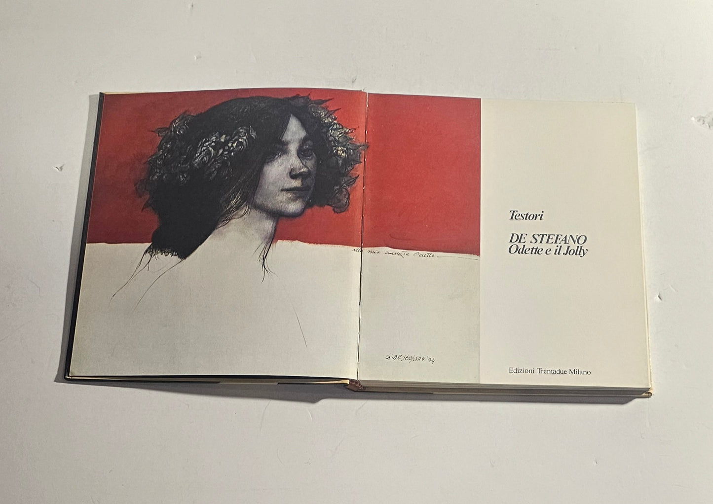 Cataloghi arte De Stefano frontespizio