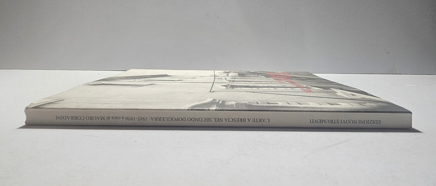 Dettaglio copertina catalogo mostra Brescia dopoguerra