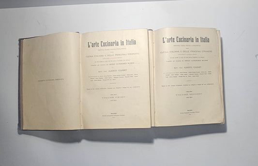 Frontespizio libro gastronomia italiana 1910 Cougnet iolibrocarmine