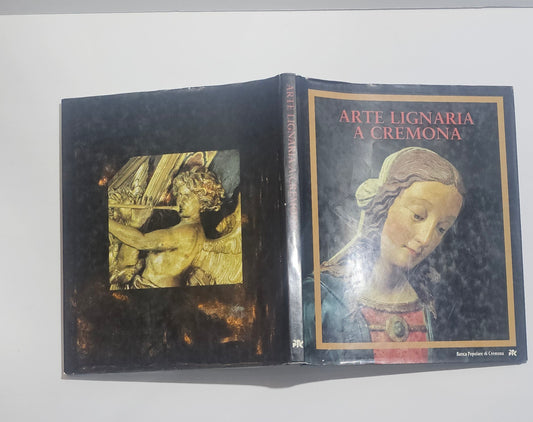 Libro arte lignea Cremona con sovraccoperta illustrata