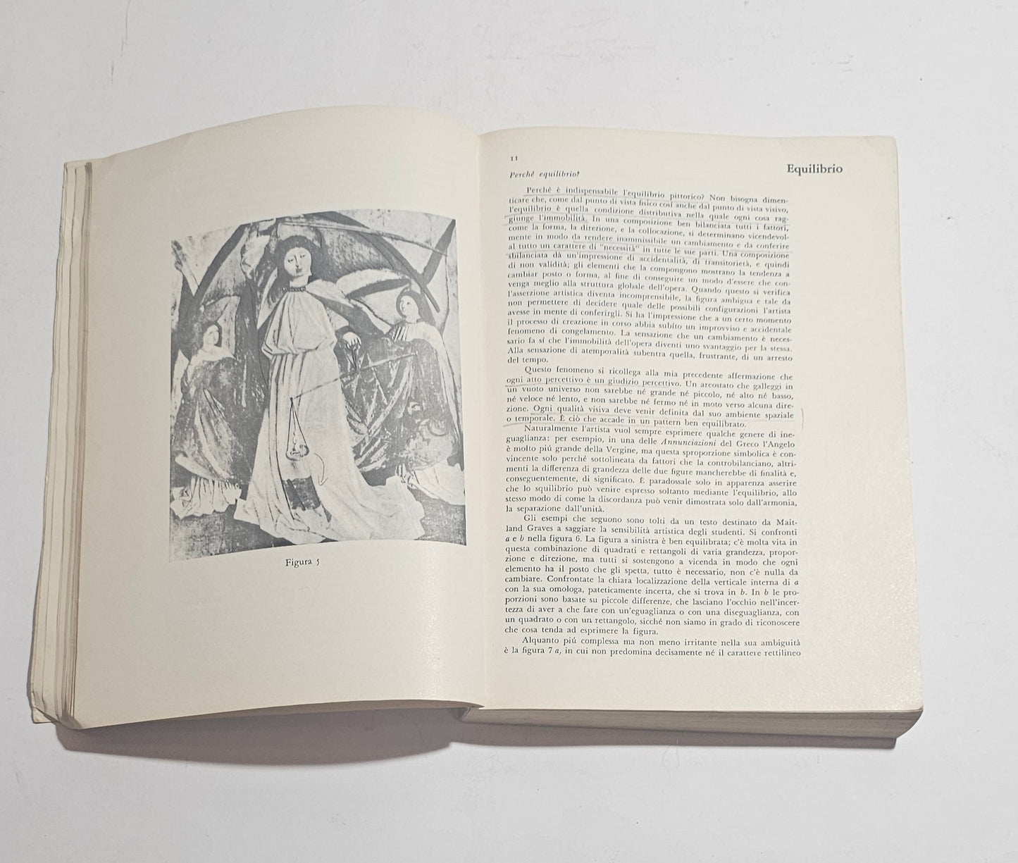 Arte e percezione visiva Rudolf Arnheim libro teoria arte gestalt interno sottolineature