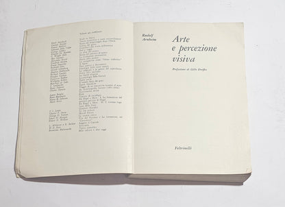 Arte e percezione visiva Rudolf Arnheim libro teoria arte gestalt titolo