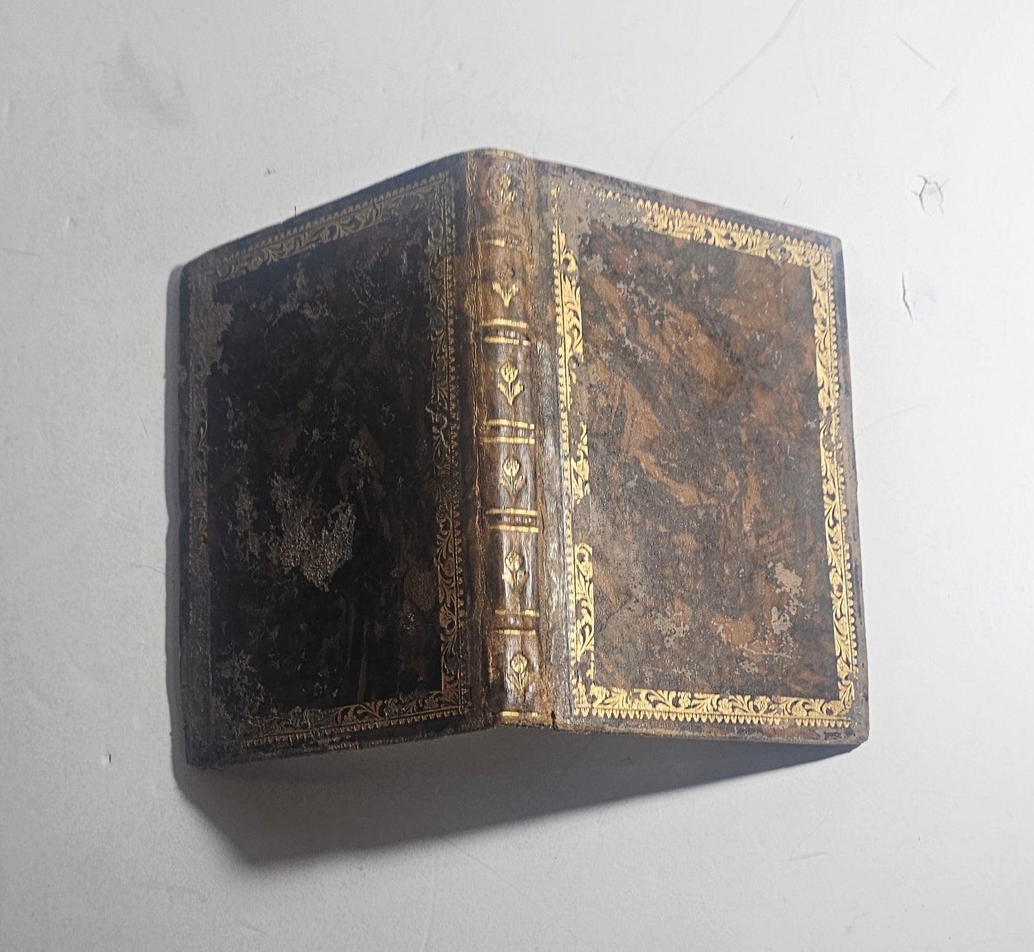 Legatura coeva in piena pelle del trattato medico di Bilguer Venezia 1771 Iolibrocarmine