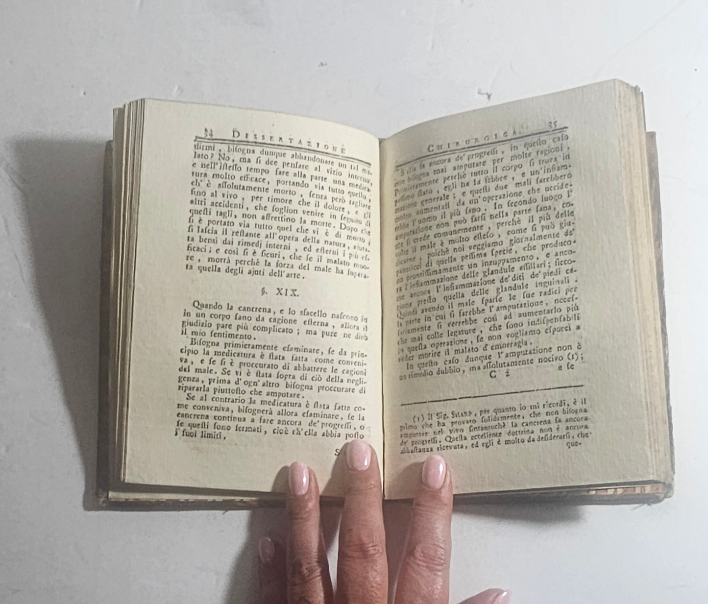 Pagine interne del trattato di chirurgia settecentesca di Bilguer stampato a Venezia nel 1771 Iolibrocarmine