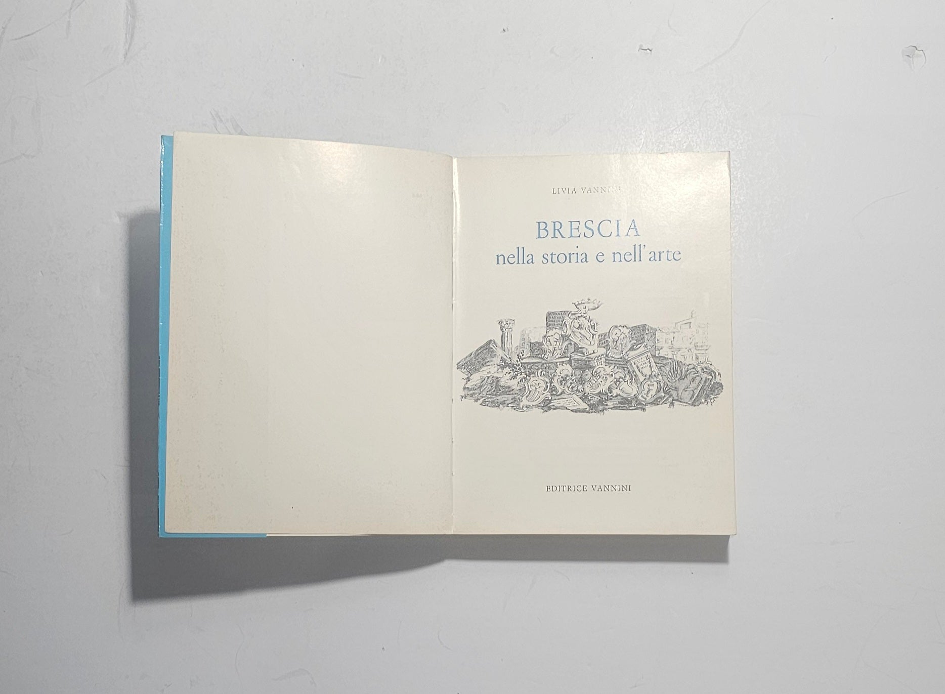 Frontespizio del libro Brescia nella storia e nell’arte pubblicato da Editrice Vannini – iolibrocarmine