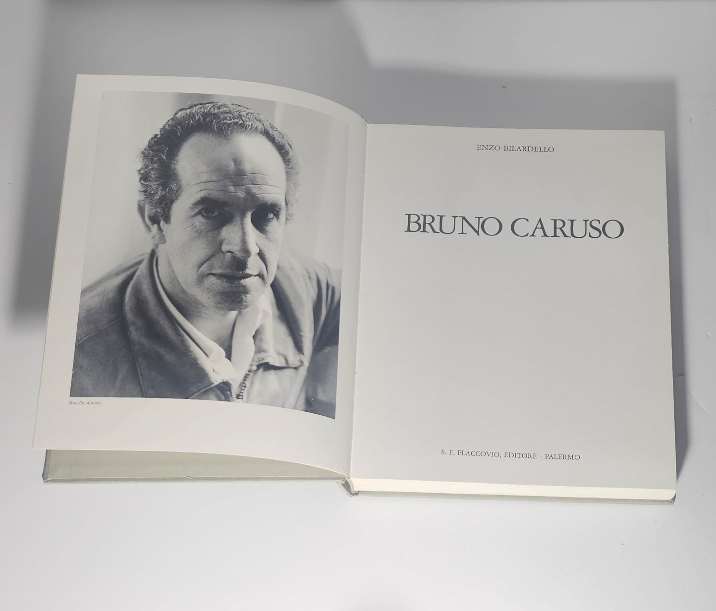 frontespizio e ritratto opere Bruno Caruso disegni io libro carmine
