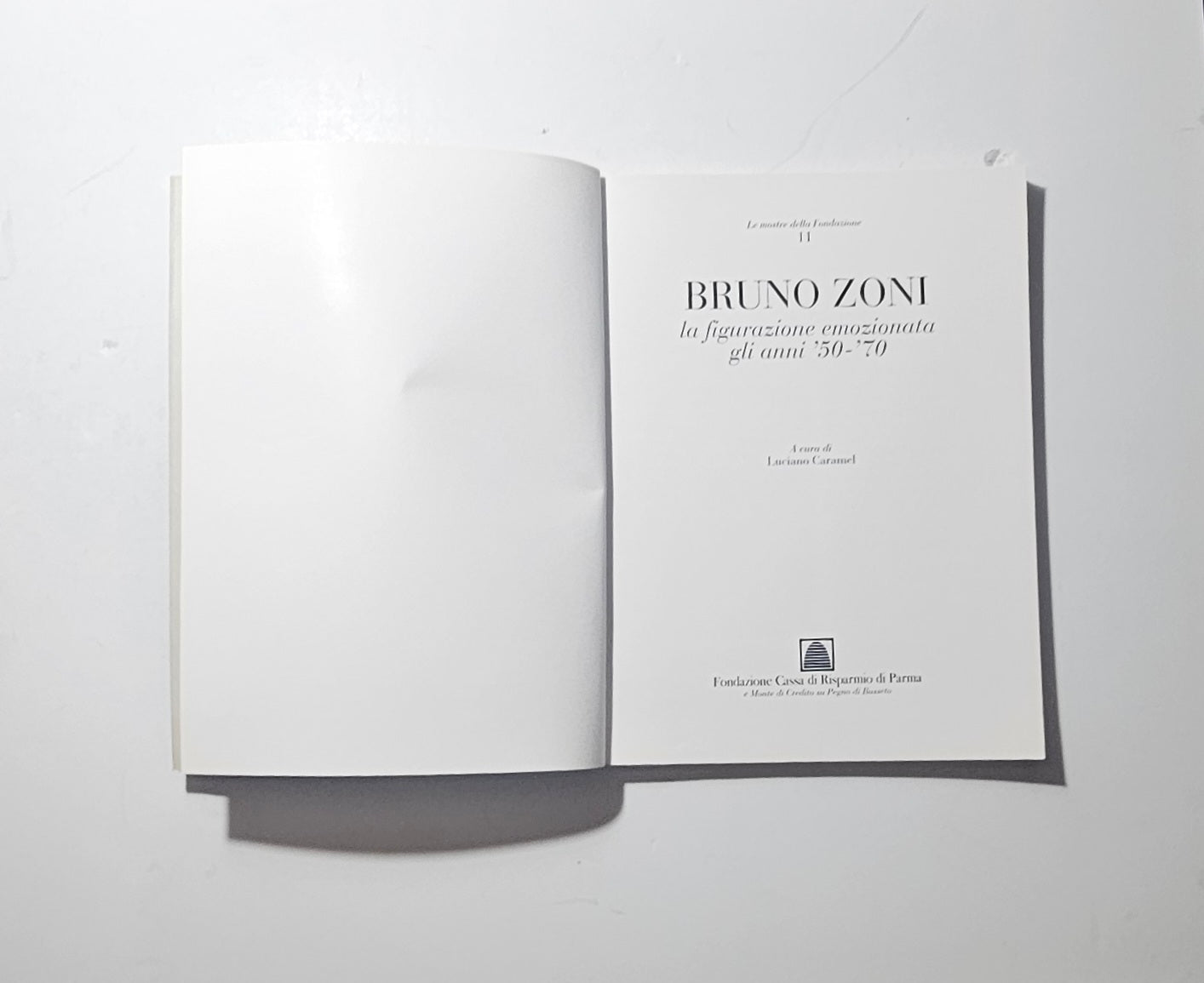 Frontespizio Bruno Zoni arte contemporanea italiana iolibrocarmine