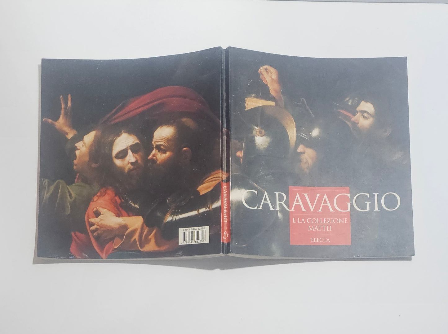 Copertina libro Caravaggio e la collezione Mattei Electa