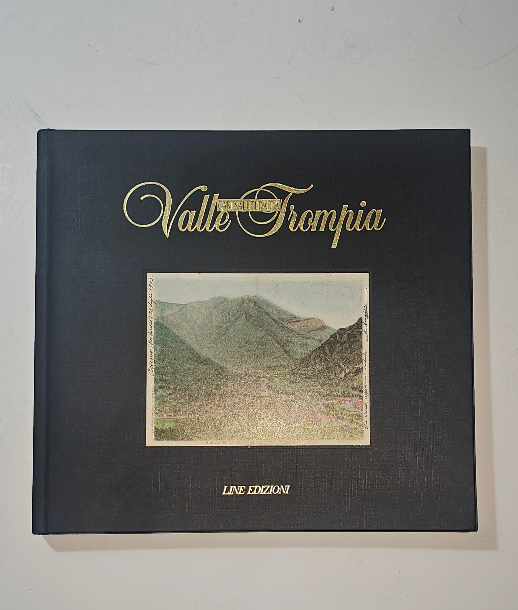 iolibrocarmine libro Valle Trompia Line Edizioni copertina rigida con impressioni dorate