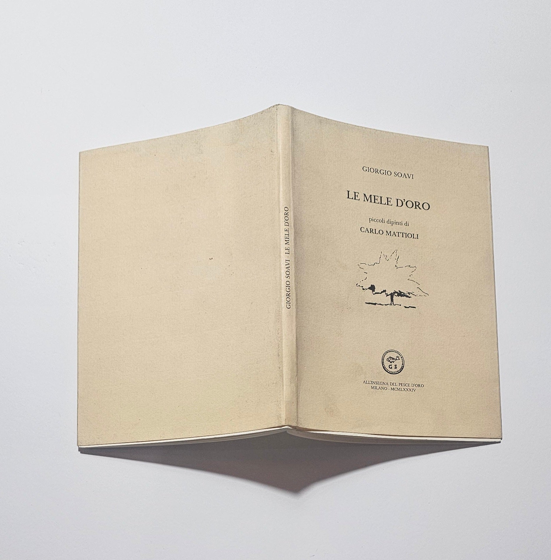 Libro Giorgio Soavi Le mele d oro Carlo Mattioli arte italiana io libro carmine libreria antiquaria
