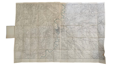 Carte del Presidio di Roma Foglio Est e Ovest mappe topografiche militari antiche iolibrocarmine